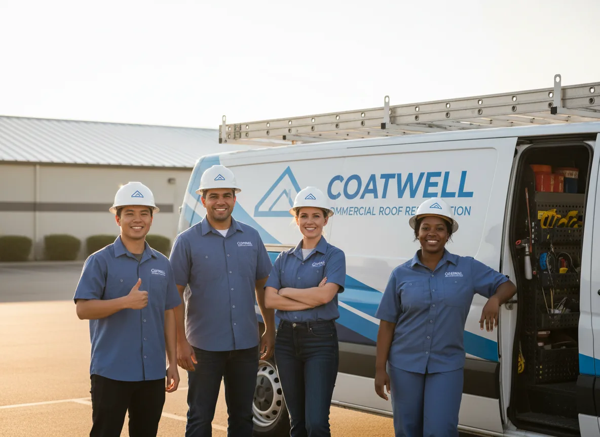 Commercial roof coating company in Red Oak, OK